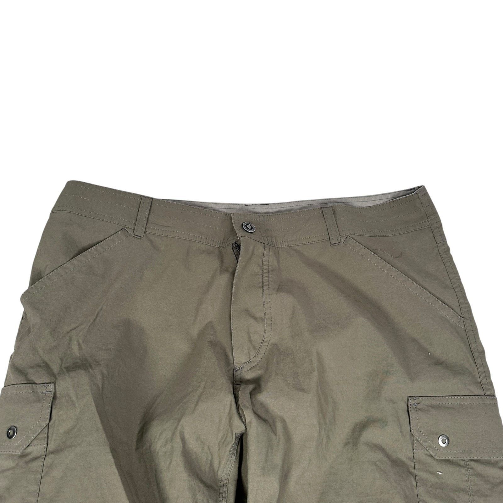 Kuhl Kuhl Renegade Cargo Pants Men’s 38 x 30 Olive Green Brown Size US 38 / EU 54 - 3 Thumbnail