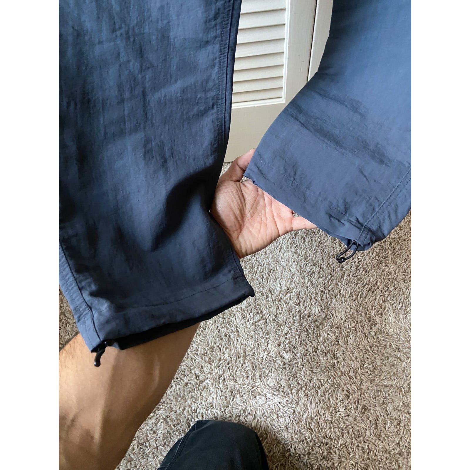 Stussy Stussy Nylon Cargo Pants Elastic Belted Waistband Blue Grey Size US 30 / EU 46 - 3 Thumbnail