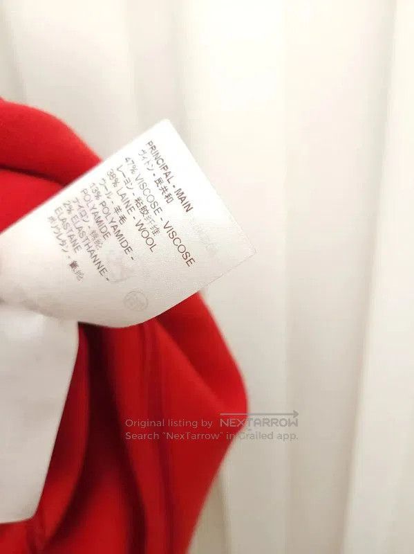 Louis Vuitton Louis Vuitton Red Wool Blend Dress for Ladies . Size S / US 4 / IT 40 - 7 Thumbnail