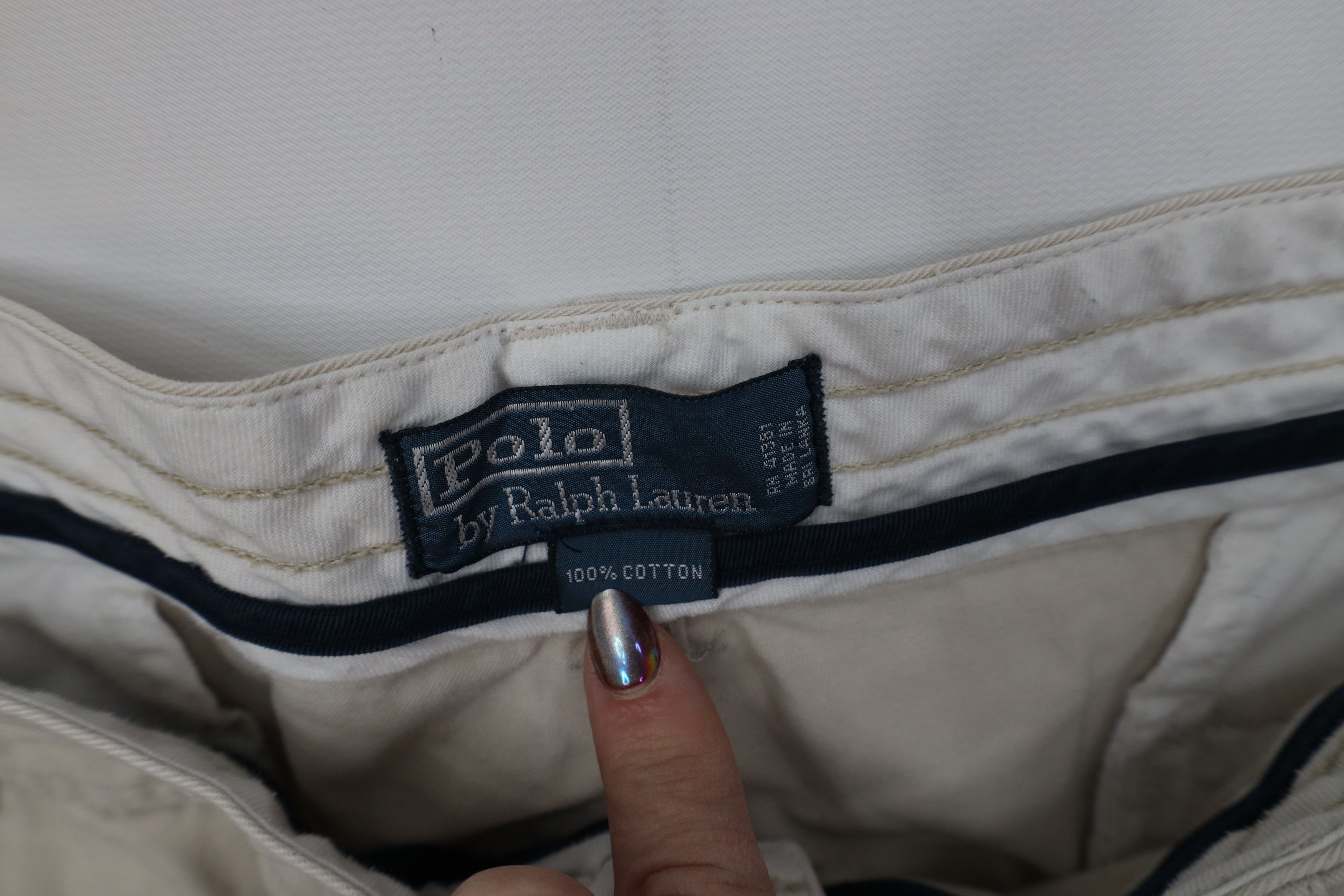 Ralph Lauren Vintage 90s Ralph Lauren Heavyweight Cargo Shorts Cotton Size US 44 / EU 60 - 7 Thumbnail