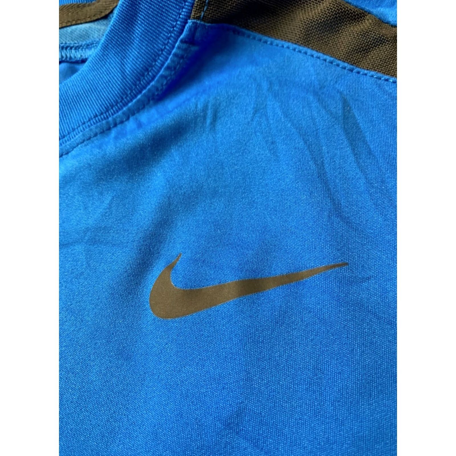 Nike NIKE DRI-FIT 2013 MEN SHORT SLEEVE SHIRT TRAINING SPORT T-SHIRT JERSEY ORIGINAL SIZE S BLUE GRAY Nike Shirt Mens S Size US S / EU 44-46 / 1 - 3 Thumbnail