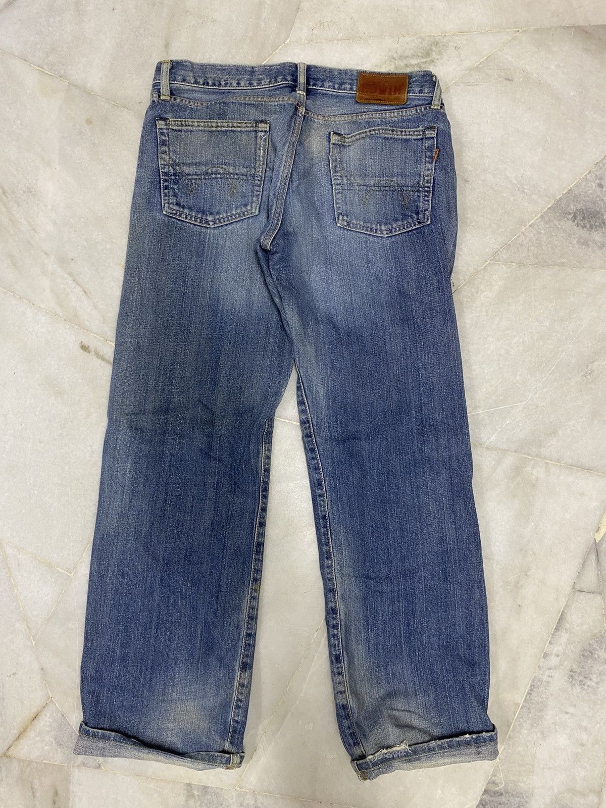 Edwin Size 30x29 Vintage Edwin Distressed Jeans Faded Pants Denim Size US 30 / EU 46 - 9 Thumbnail
