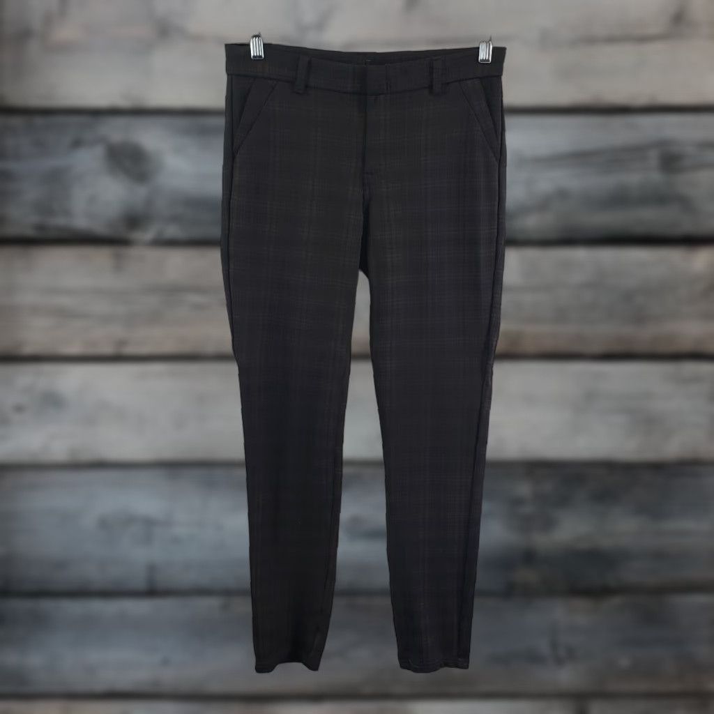 Vintage Kut From the Kloth Womens Ponte Knit Skinny Pants Size 8 Black Plaid Size 30" / US 8 / IT 44 - 1 Thumbnail