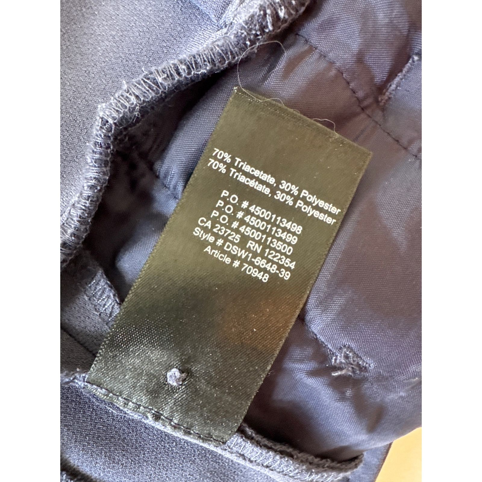 Aritzia BABATON Power Pant High Waisted Belted Dive Blue Size 2 Size 26" / US 2 / IT 38 - 11 Thumbnail