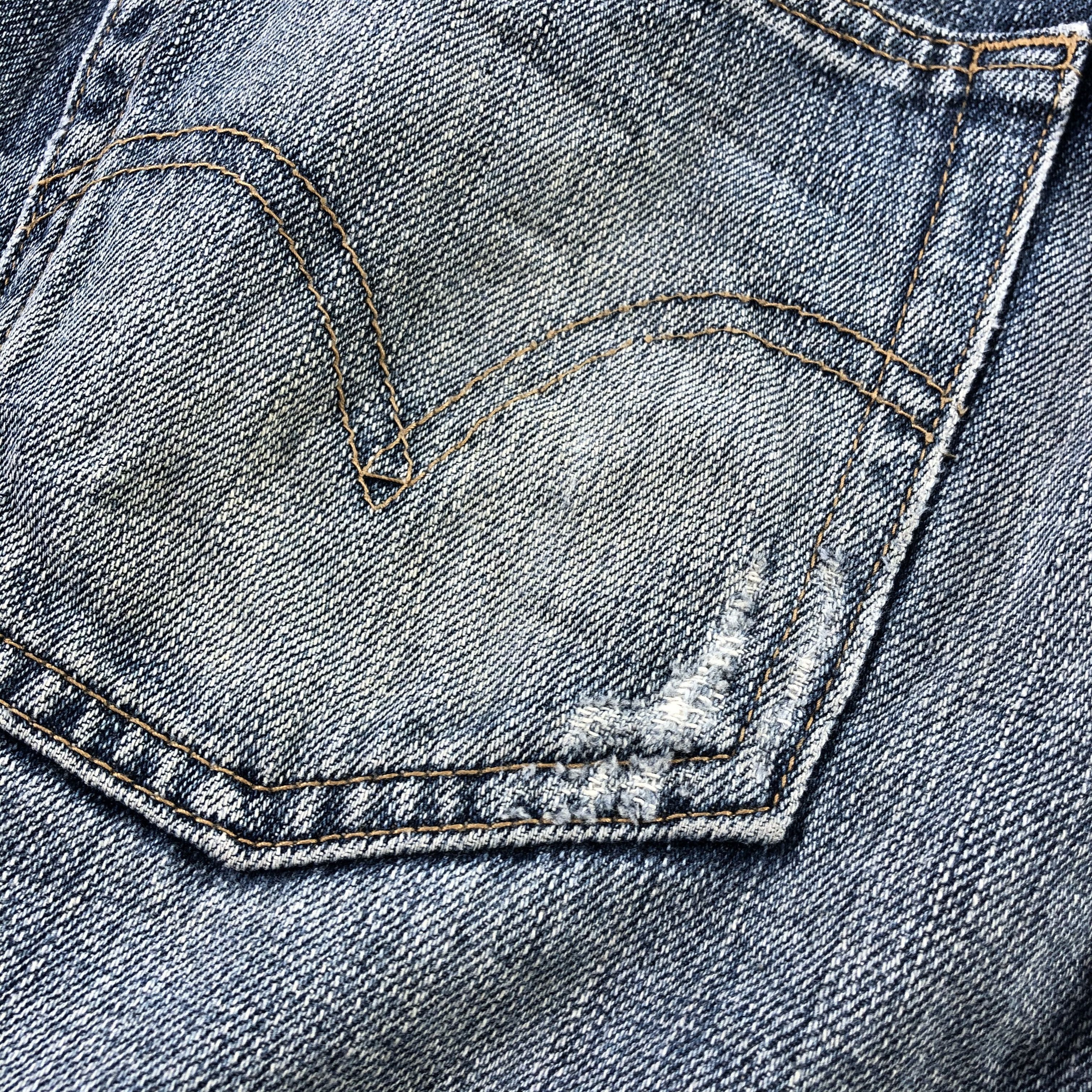 Levi's Vintage Levi's 533 Jeans DIstressed Denim KJ1458 Size US 33 - 10 Thumbnail