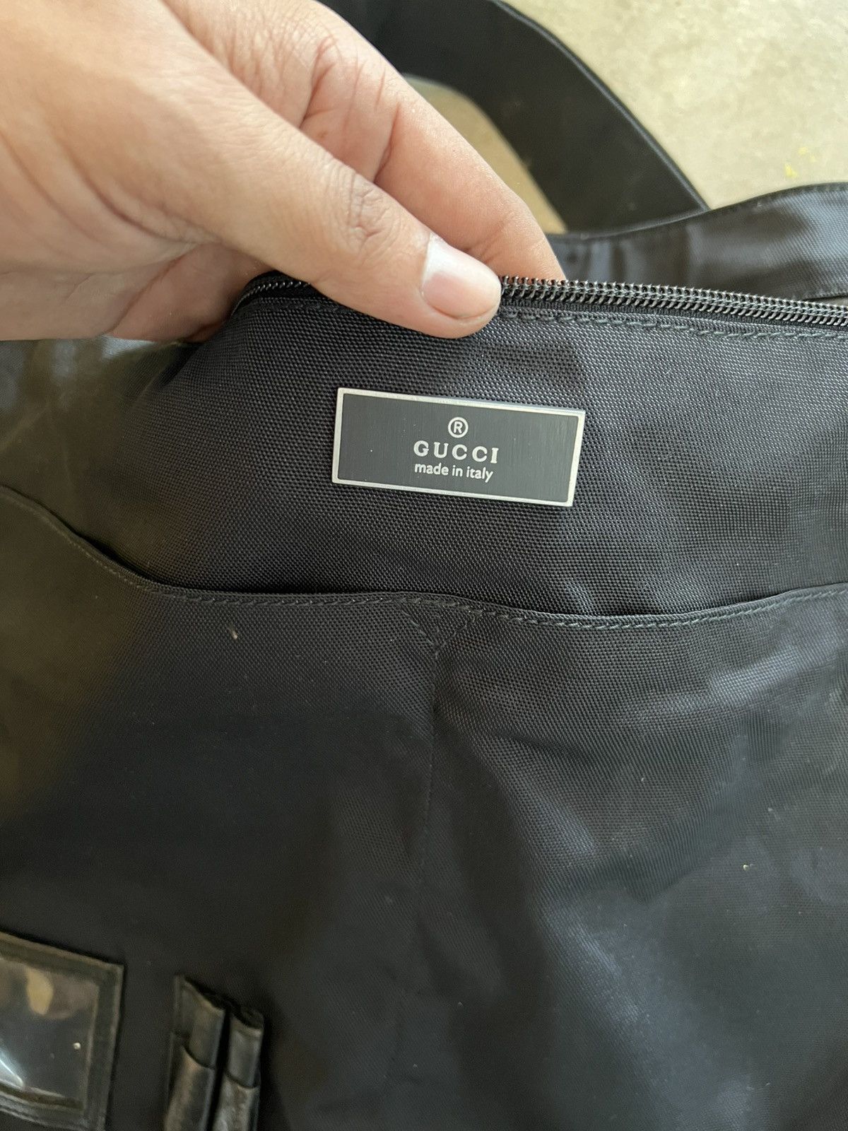 Gucci Gucci Vintage Canvas Leather Shoulder Bag Size ONE SIZE - 6 Thumbnail