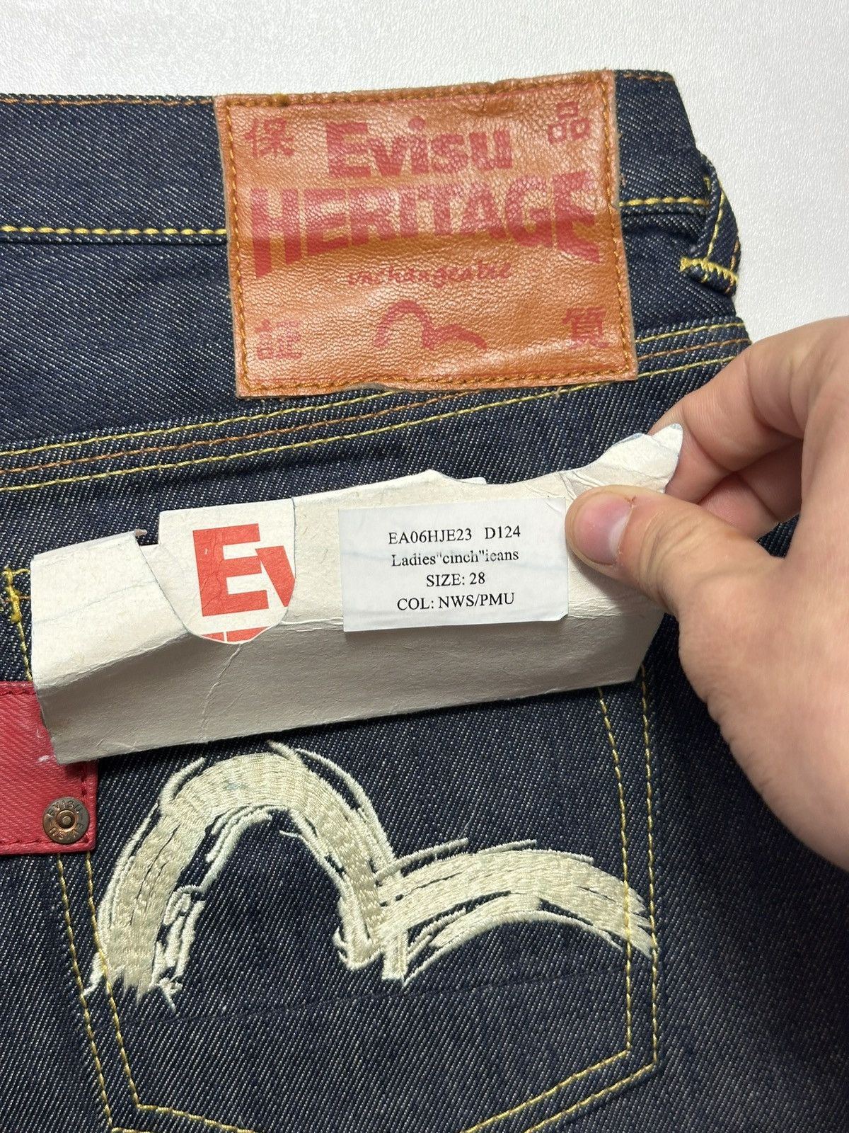 Evisu Vintage Evisu Embroidered Seagull Selvedge Jeans Size US 28 / EU 44 - 6 Thumbnail