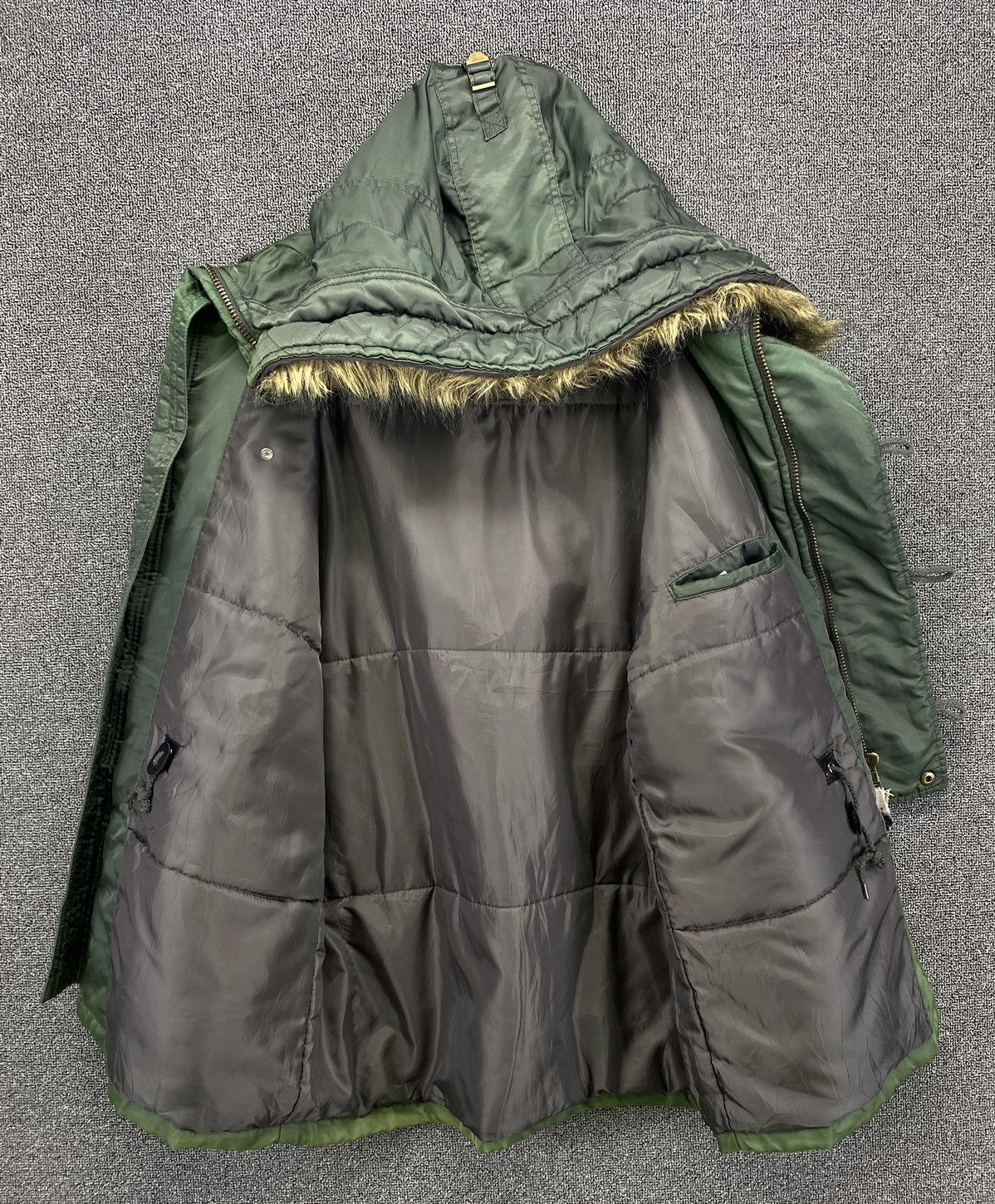 Japanese Brand Vintage Dog House Fur Hoodie Military Jacket Size US M / EU 48-50 / 2 - 9 Thumbnail