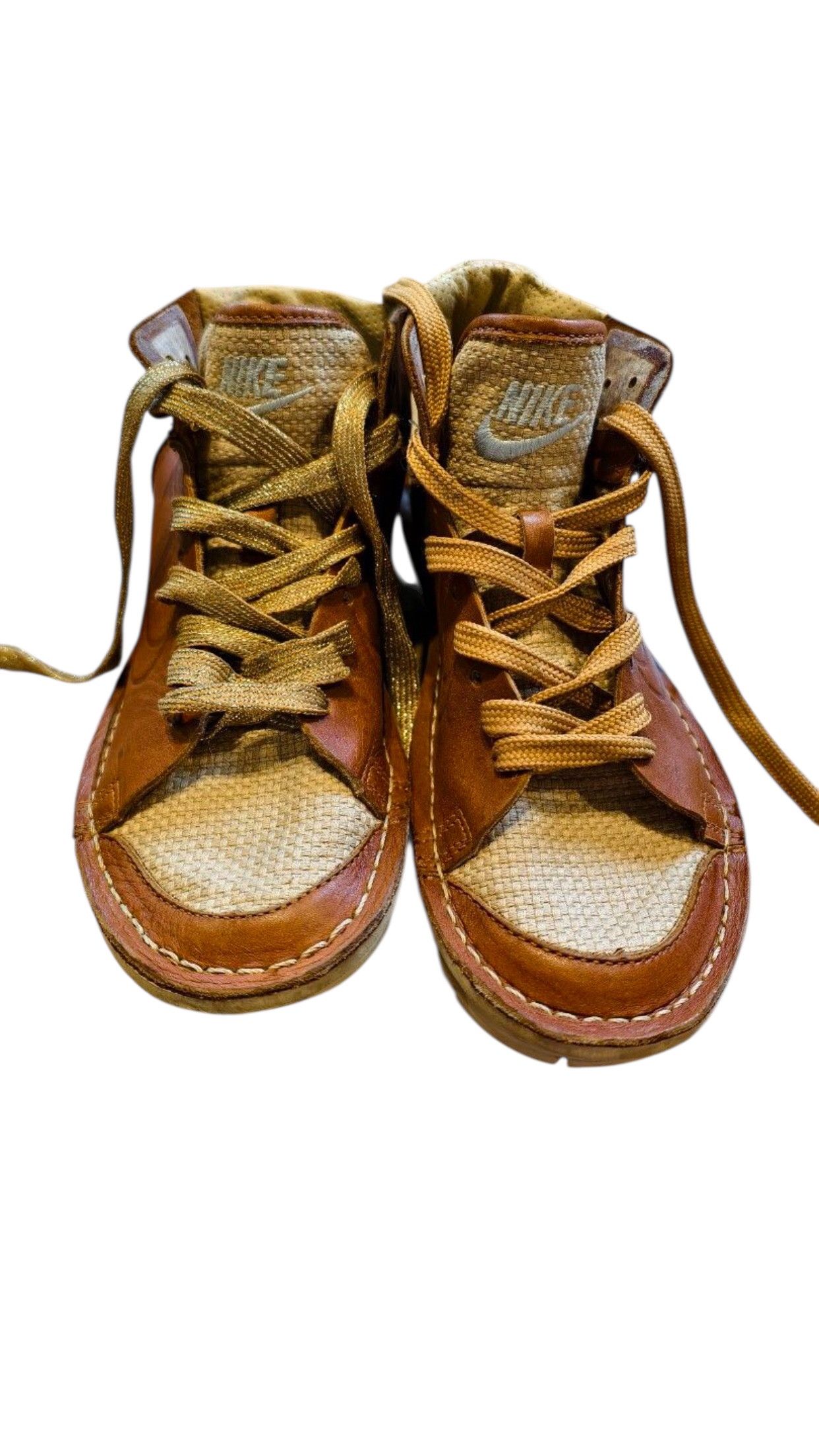 Nike Nike Leather & Canvas Sneakers Size US 6.5 / IT 36.5 - 1 Thumbnail