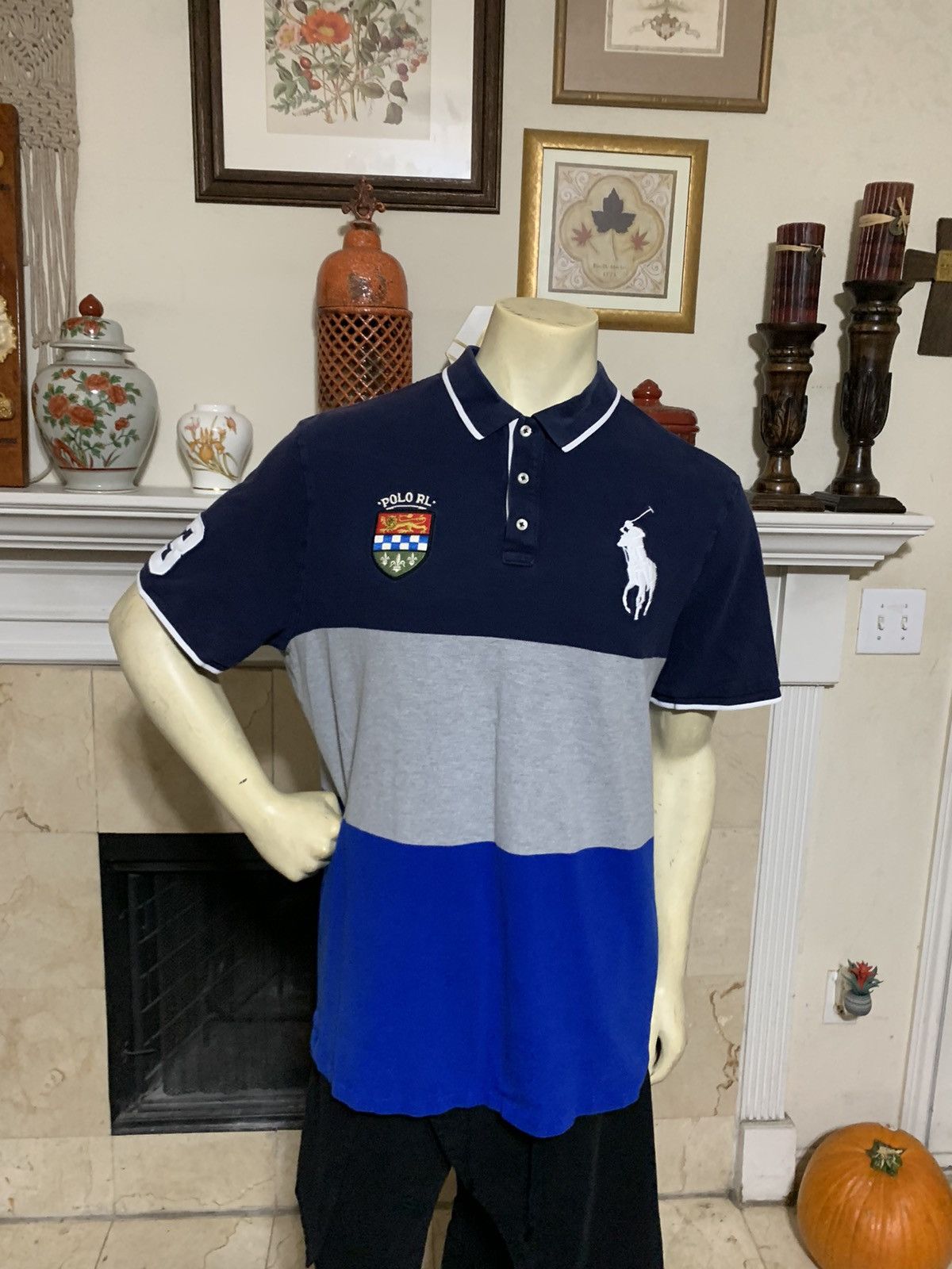 Polo Ralph Lauren Polo RL Crest Big Pony #3 polo knit Size US XXL / EU 58 / 5 - 1 Thumbnail