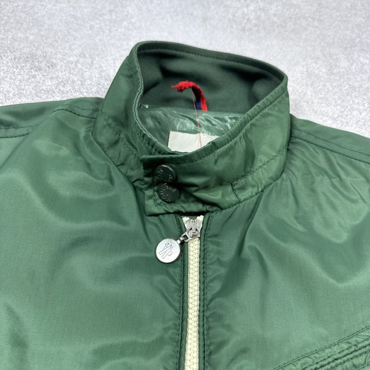 Moncler Men`s Moncler Emile Green Nylon Bomber Jacket Size 2 / M Size US M / EU 48-50 / 2 - 9 Thumbnail