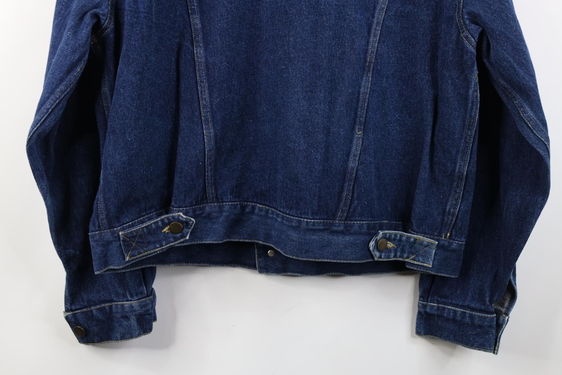 Vintage Vintage 90s Streetwear Fit Denim Jean Trucker Jacket Blue Size US XL / EU 56 / 4 - 16 Thumbnail