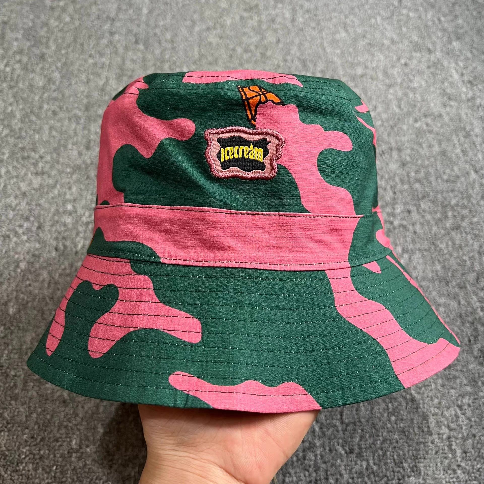Billionaire Boys Club BBC ICECREAM Embroidered Reversible Bucket Hat Q7 Size ONE SIZE - 7 Thumbnail