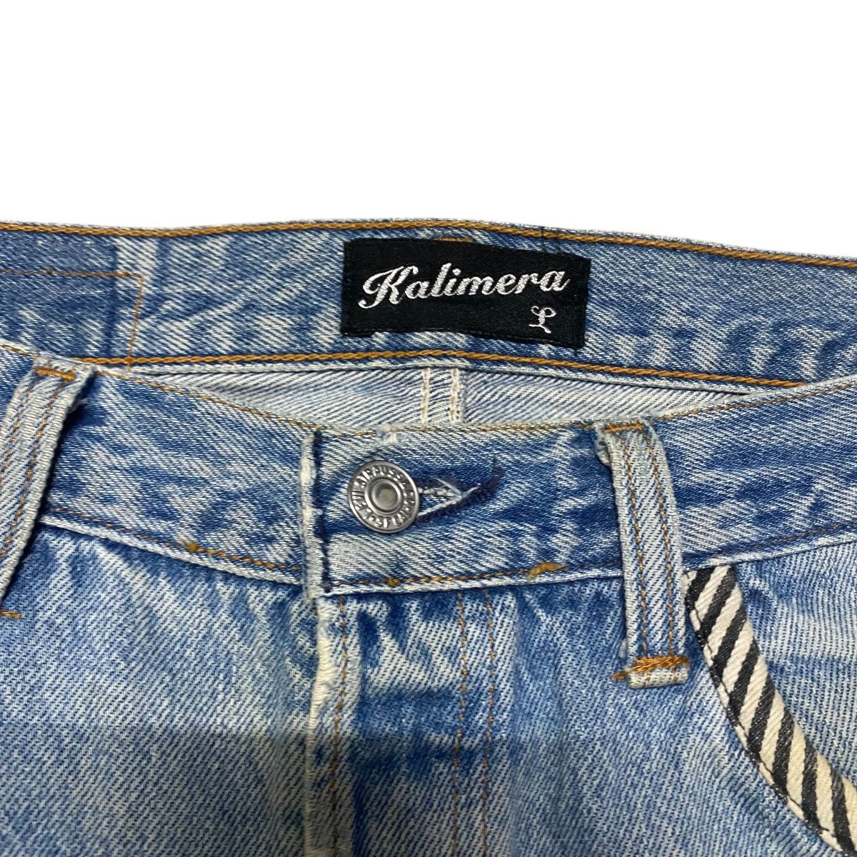 Beams Japan × Levi's Rebuid By Kalimera Levis 501 Patchwork Distressed Jeans Size US 32 / EU 48 - 11 Thumbnail