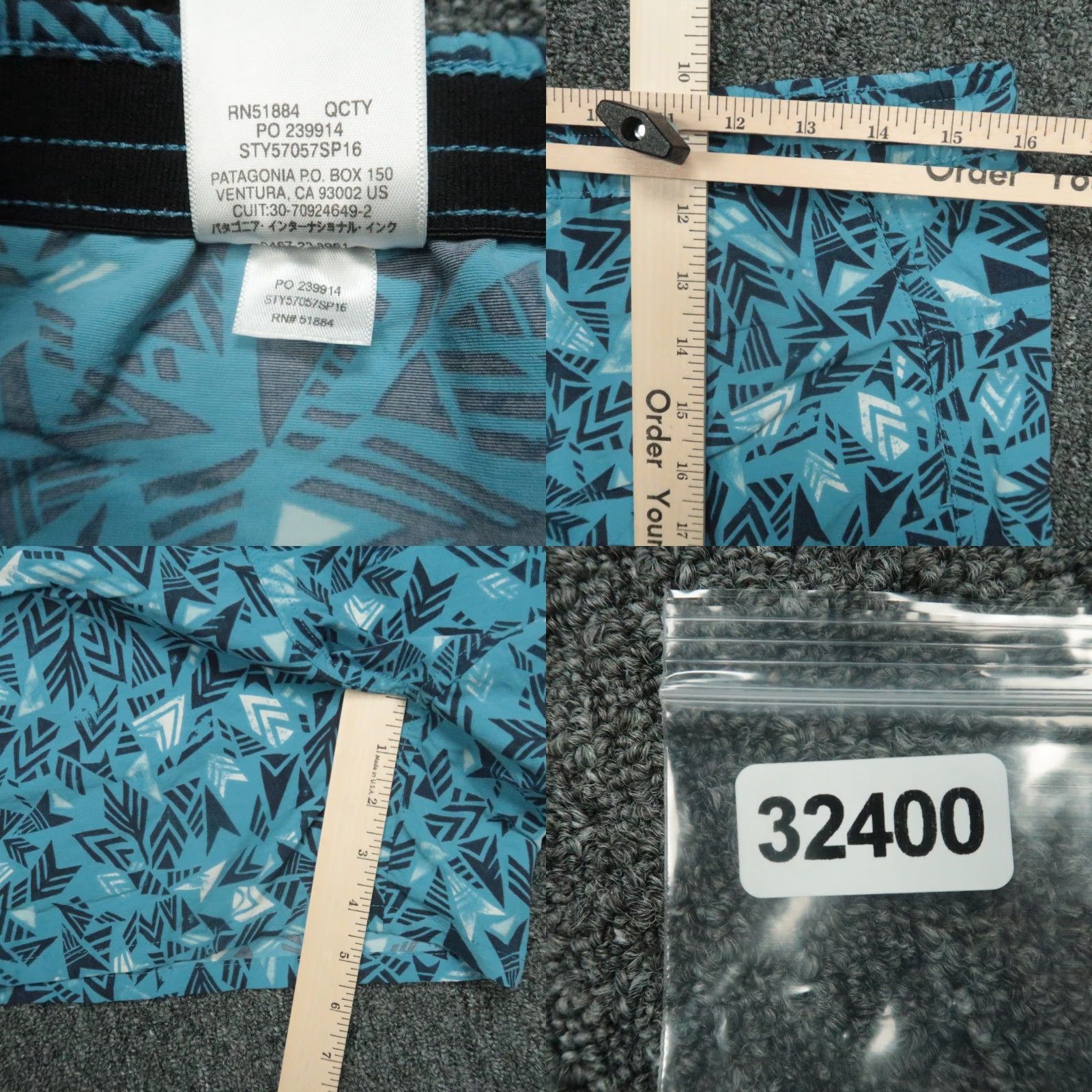 Patagonia Patagonia Shorts Womens Small Blue Baggies Linerless Lightweight Nylon 5" Size 28" / US 6 / IT 42 - 8 Thumbnail