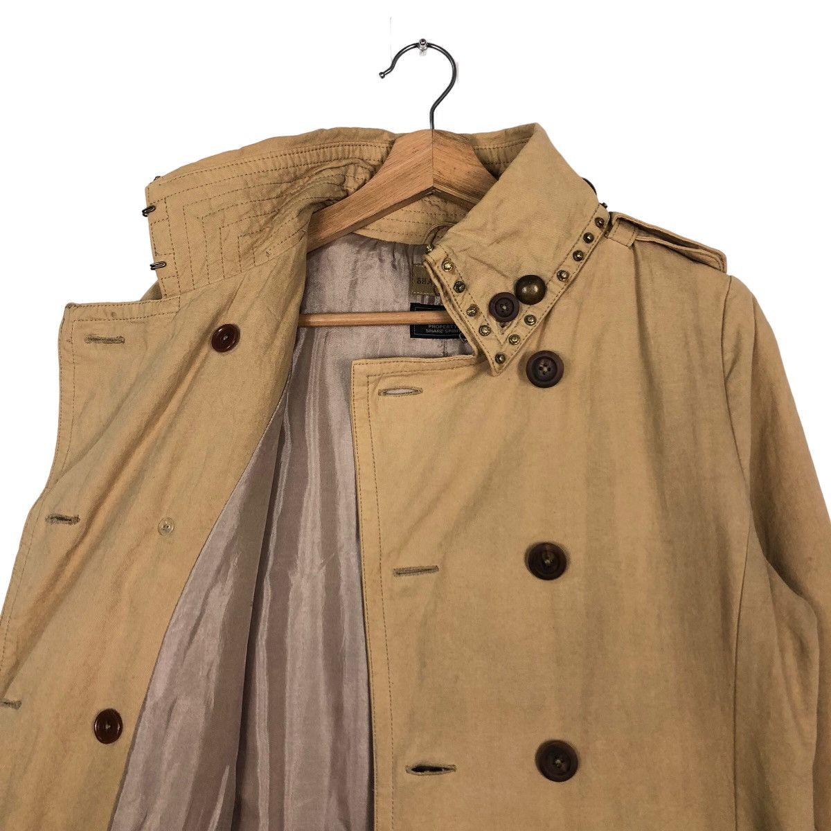 Hysteric Glamour 🔥90’s Long Fly Coats Jacket Share Spirit Punk Design Japan Size US M / EU 48-50 / 2 - 11 Thumbnail