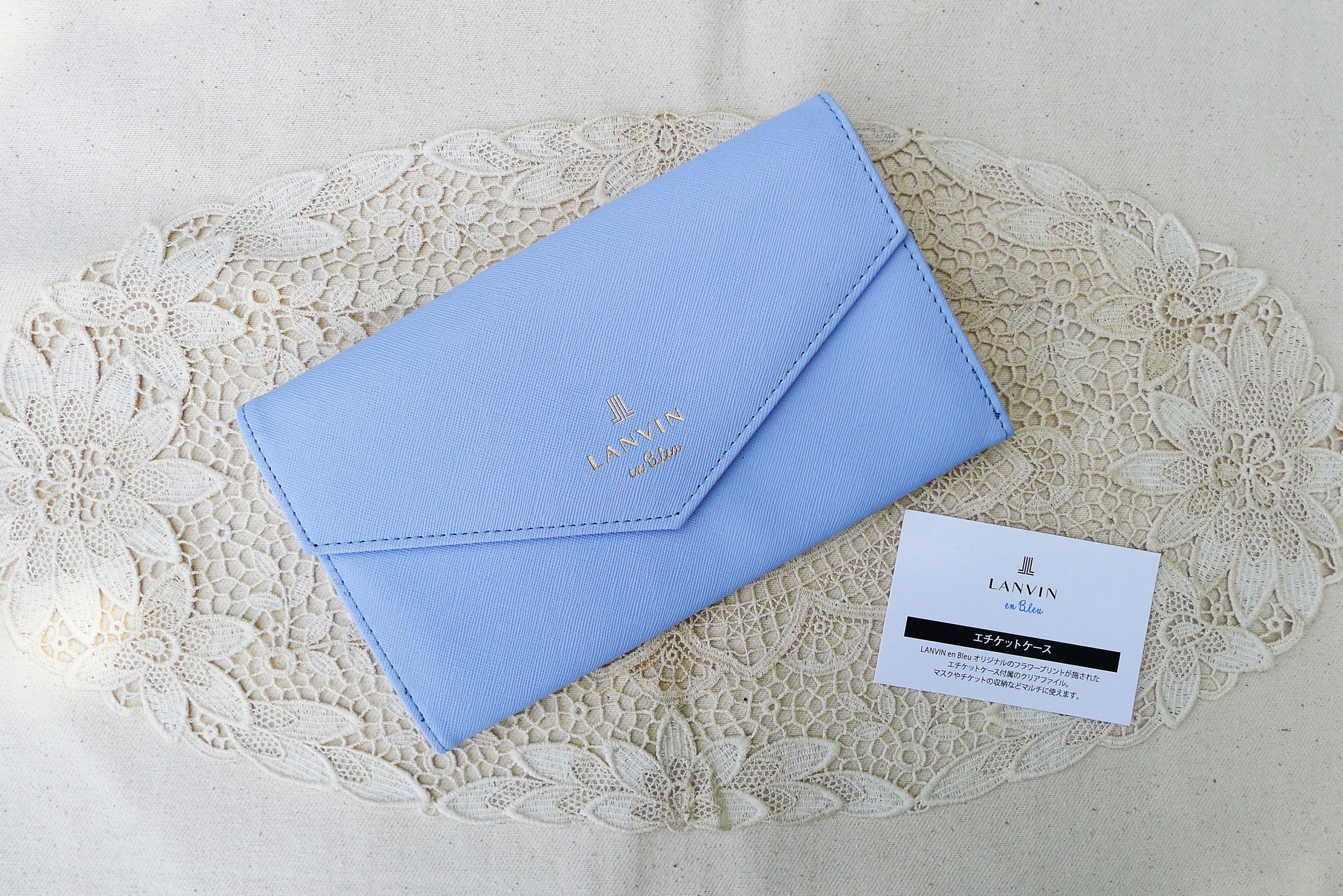 Lanvin Vintage Deadstock LANVIN en Bleu Envelope clutch, PU leather Size ONE SIZE - 9 Thumbnail