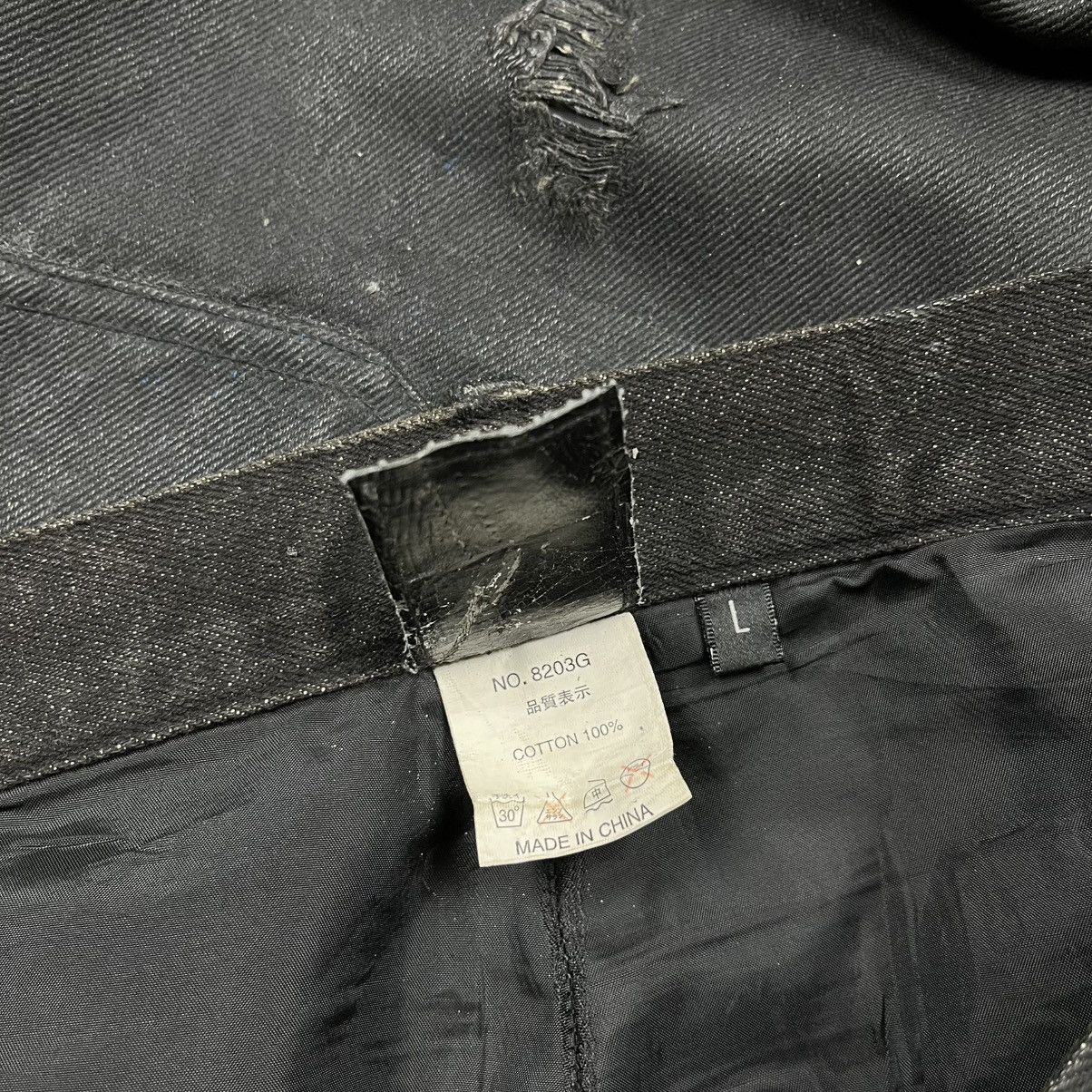 In The Attic In the attic distressed waxed denim pants Size US 32 / EU 48 - 10 Thumbnail