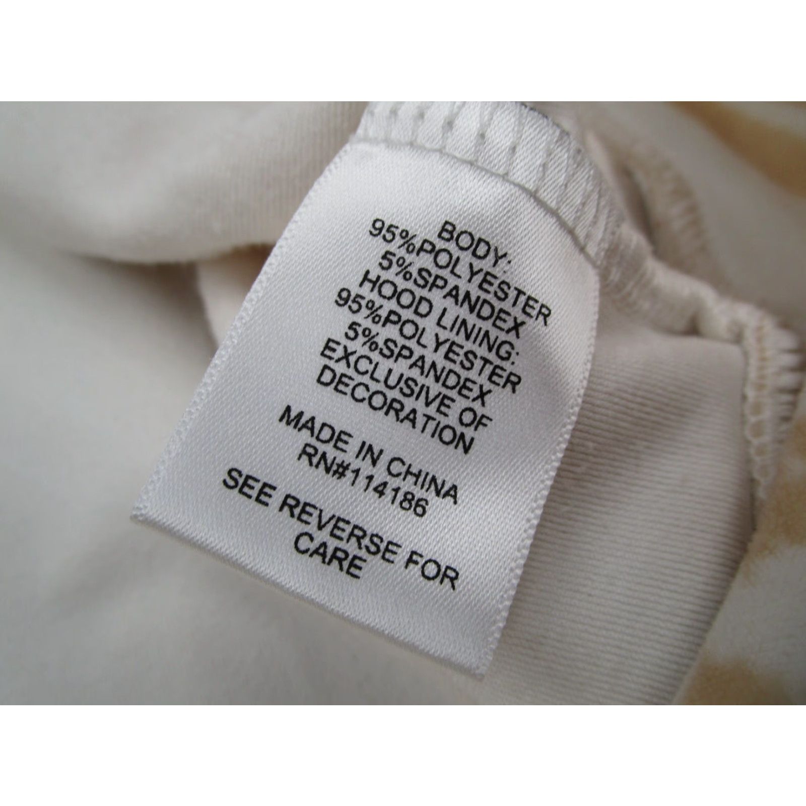 Juicy Couture Juicy Couture Hoodie Women XL Beige Swirl Velour Full Zip Long Sleeve Geometric Pattern Embroidered Crown Logo City Retro Sports Size XL / US 12-14 / IT 48-50 - 4 Thumbnail