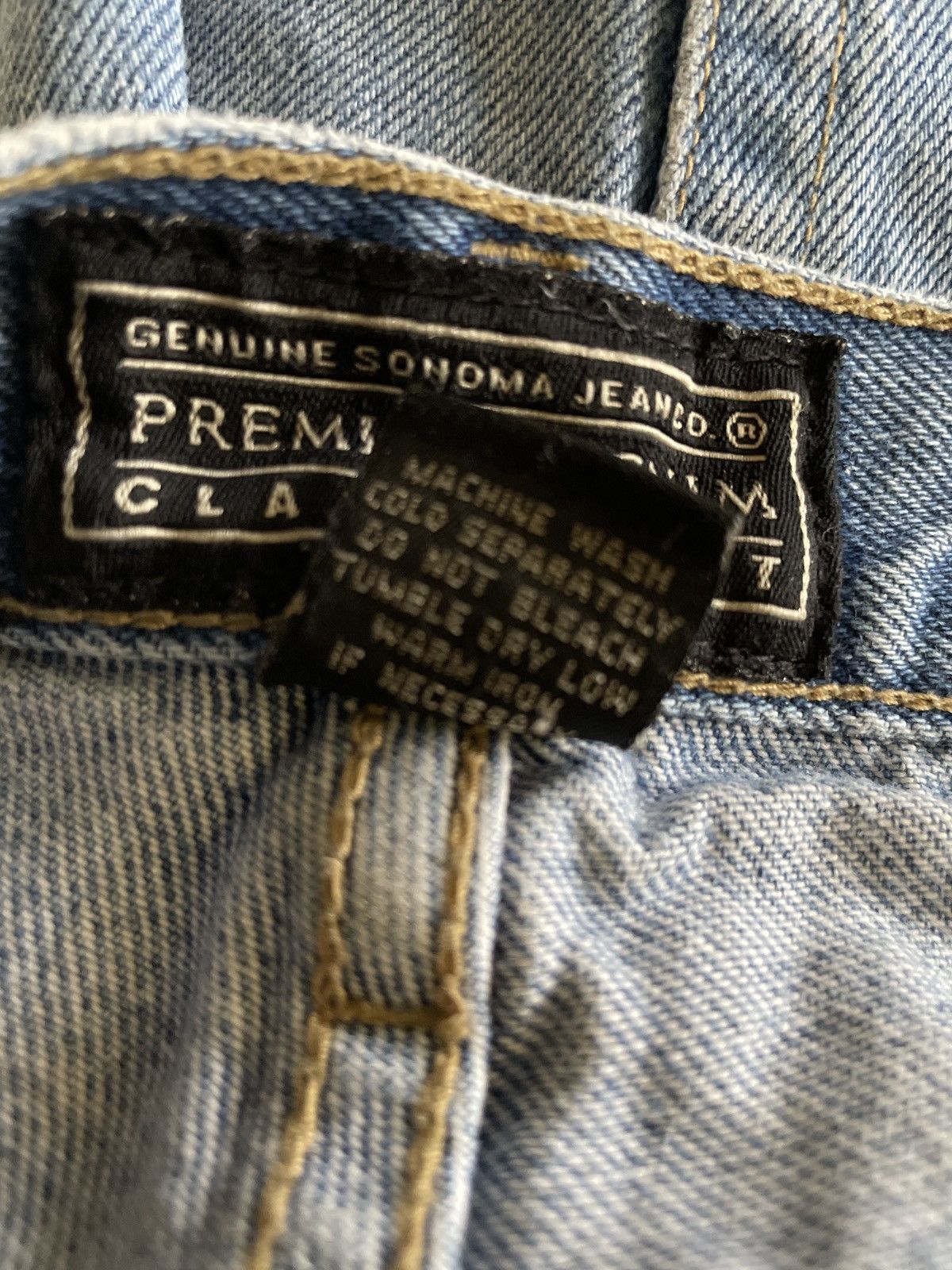 Sonoma × Vintage Sonoma Classic Fit Blue Denim Jean Shorts Jorts Size 29 men Size US 29 - 10 Thumbnail