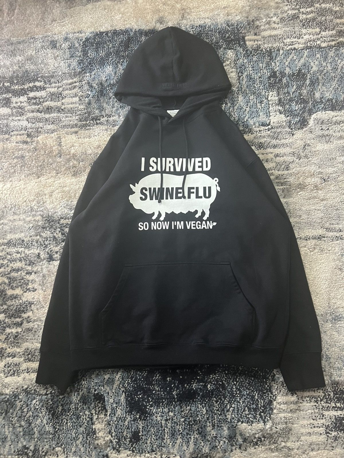 Vetements Vetements AW20 Runway Swine Flu Hoodie Size US S / EU 44-46 / 1 - 1 Thumbnail