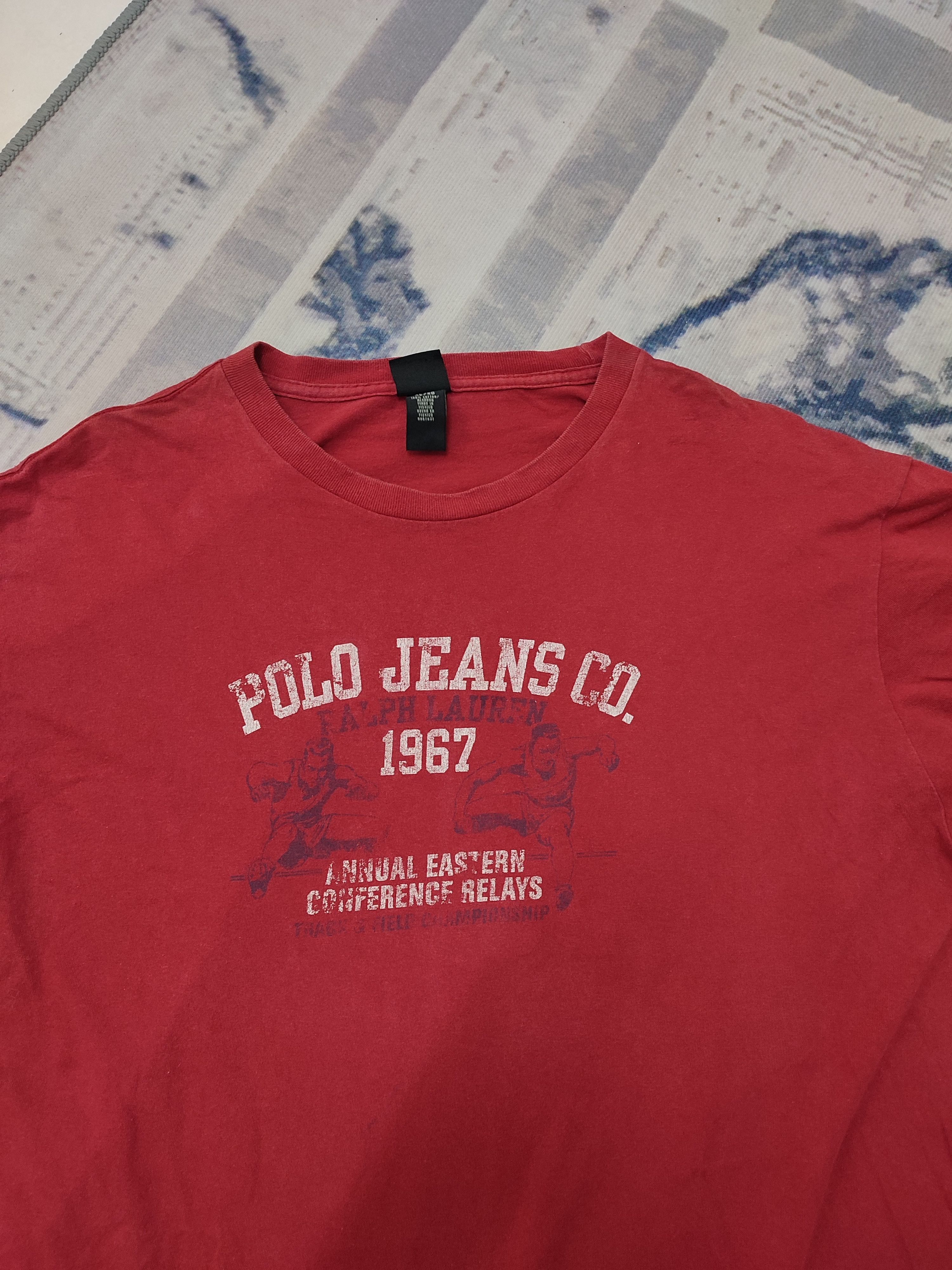 Polo Ralph Lauren × RRL Ralph Lauren × Vintage Y2k POLO RALPH LAUREN TRACK N FIELD CHAMPIONSHIP TEE Size US XL / EU 56 / 4 - 4 Thumbnail