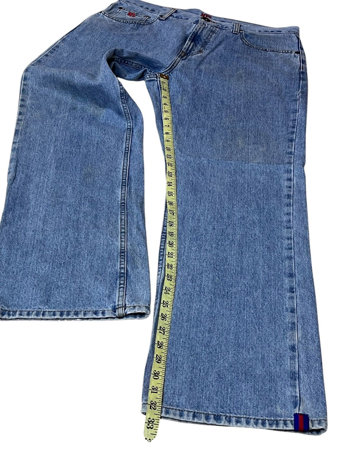 NFL GRAIL🔥NFL NEW YORK GIANTS TEAM TAILGATER RELAXED JEANS Size US 35 - 16 Thumbnail