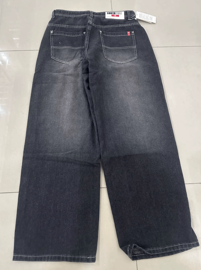 Other Washed Baggy Jeans Size US 34 / EU 50 - 2 Thumbnail