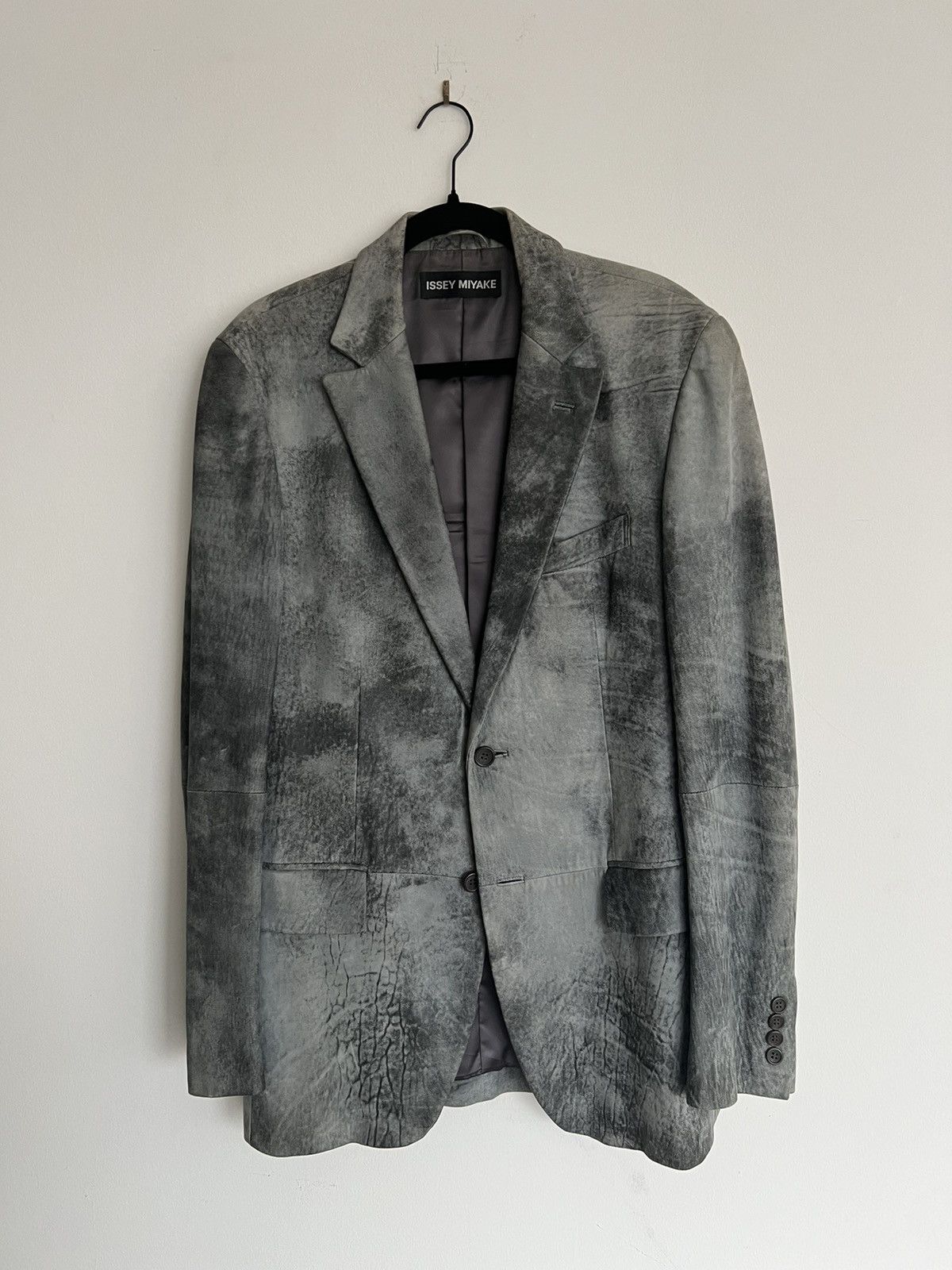 Men's Issey Miyake Leather Jackets | Grailed