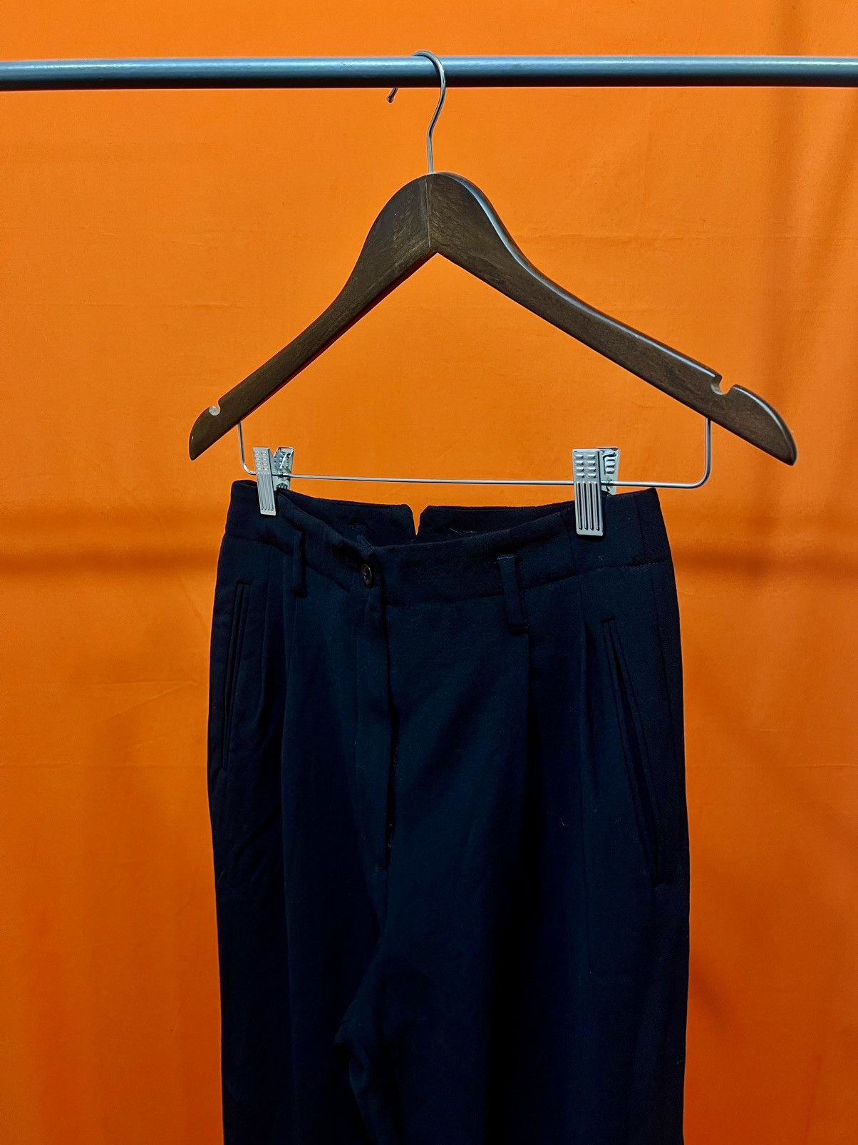 Maison Margiela MARGIELA ARCHIVES boiled wool crepe mens pants f/w 93-94 Size 28" / US 6 / IT 42 - 2 Thumbnail