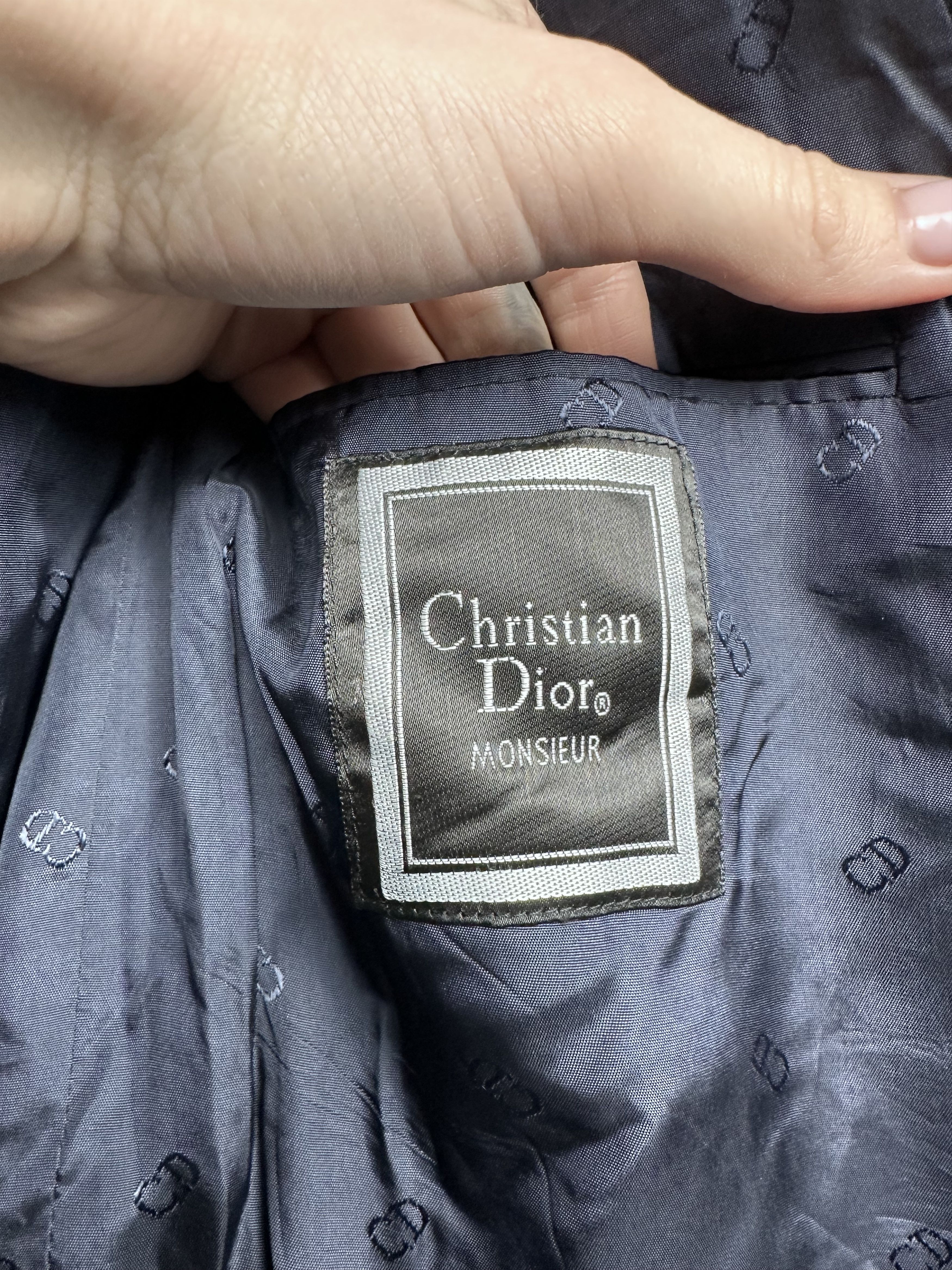 Christian Dior Monsieur Christian Dior Vintage Mens Blazer Jacket Size US M / EU 48-50 / 2 - 4 Thumbnail