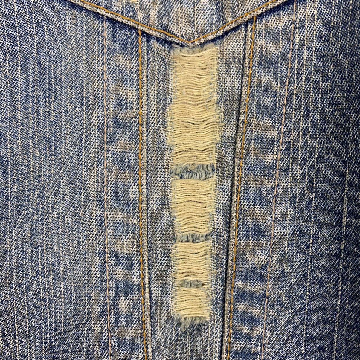 Japanese Brand Denim JK Style Distressed Denim Jacket Size US M / EU 48-50 / 2 - 7 Thumbnail