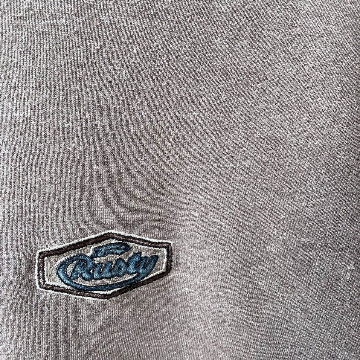 Rusty 🔥Vintage 90s Rusty Mini Logo Surf Skate Sweatshirts Size US M / EU 48-50 / 2 - 5 Thumbnail