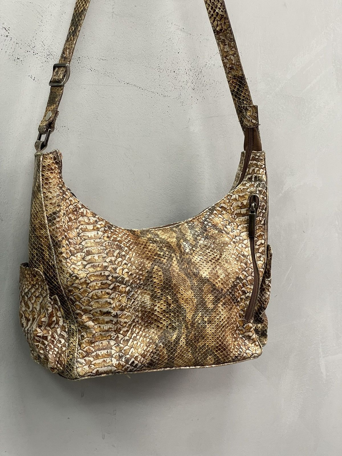 Hysteric Glamour leather snakeskin shoulder bag y2k 14th addiction style Size ONE SIZE - 5 Thumbnail