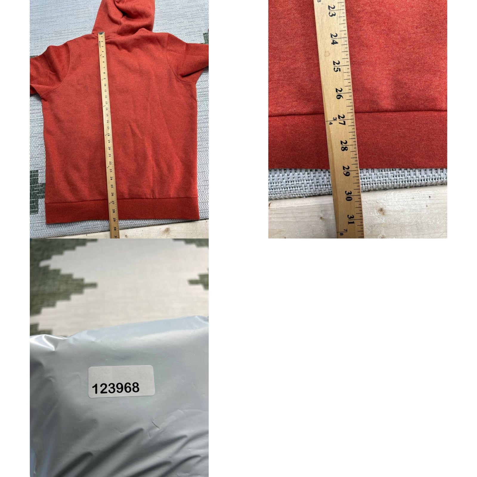 Under Armour Under Armour Hoodie Mens Large Orange Heathered Fleece Lined Cotton Embroidered Size US L / EU 52-54 / 3 - 8 Thumbnail