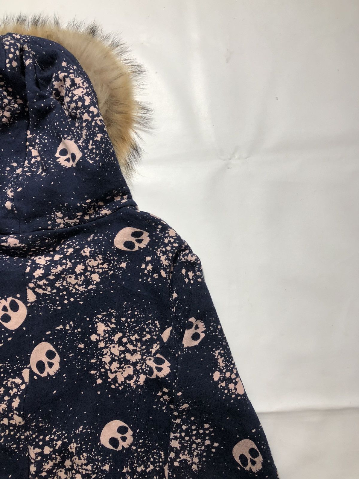 If Six Was Nine Japanese Gothic Skull Fur Hoodie Zipper Ifsix LGB Style Size US M / EU 48-50 / 2 - 7 Thumbnail