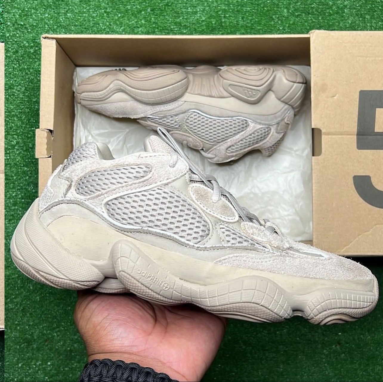 Adidas Adidas Yeezy 500 ‘ Taupe Light ‘ Size US 6 / EU 39 - 3 Thumbnail