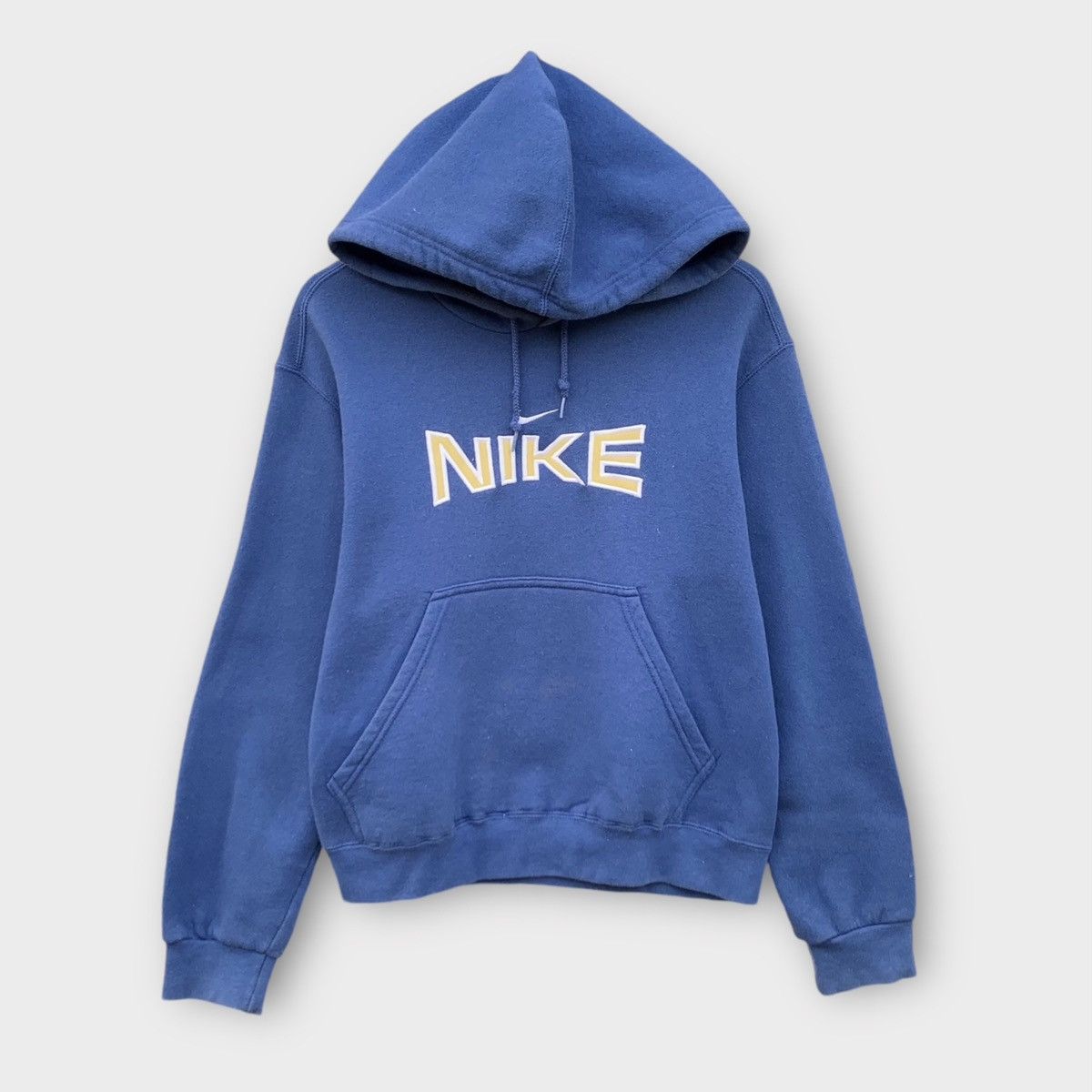 Nike Vintage 90s Nike Center Logo Hoodie Made In Usa Size S / US 4 / IT 40 - 1 Thumbnail