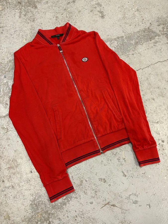 Gucci SS2008 Gucci Red Zip-up Sweater Size US S / EU 44-46 / 1 - 4 Thumbnail