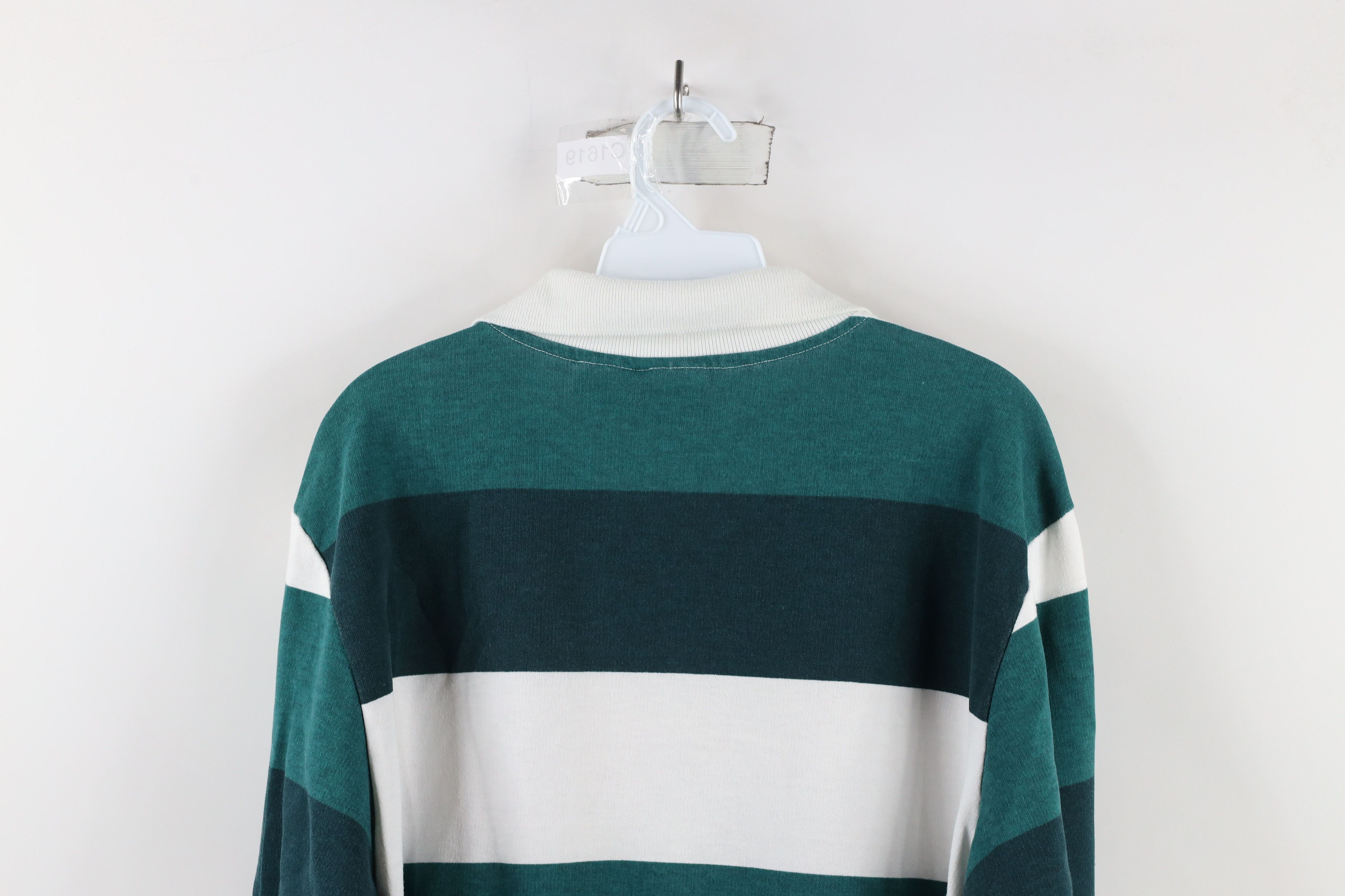 Vintage Vintage 90s Streetwear Half Zip Collared Long Sleeve Polo Size L / US 10 / IT 46 - 11 Thumbnail