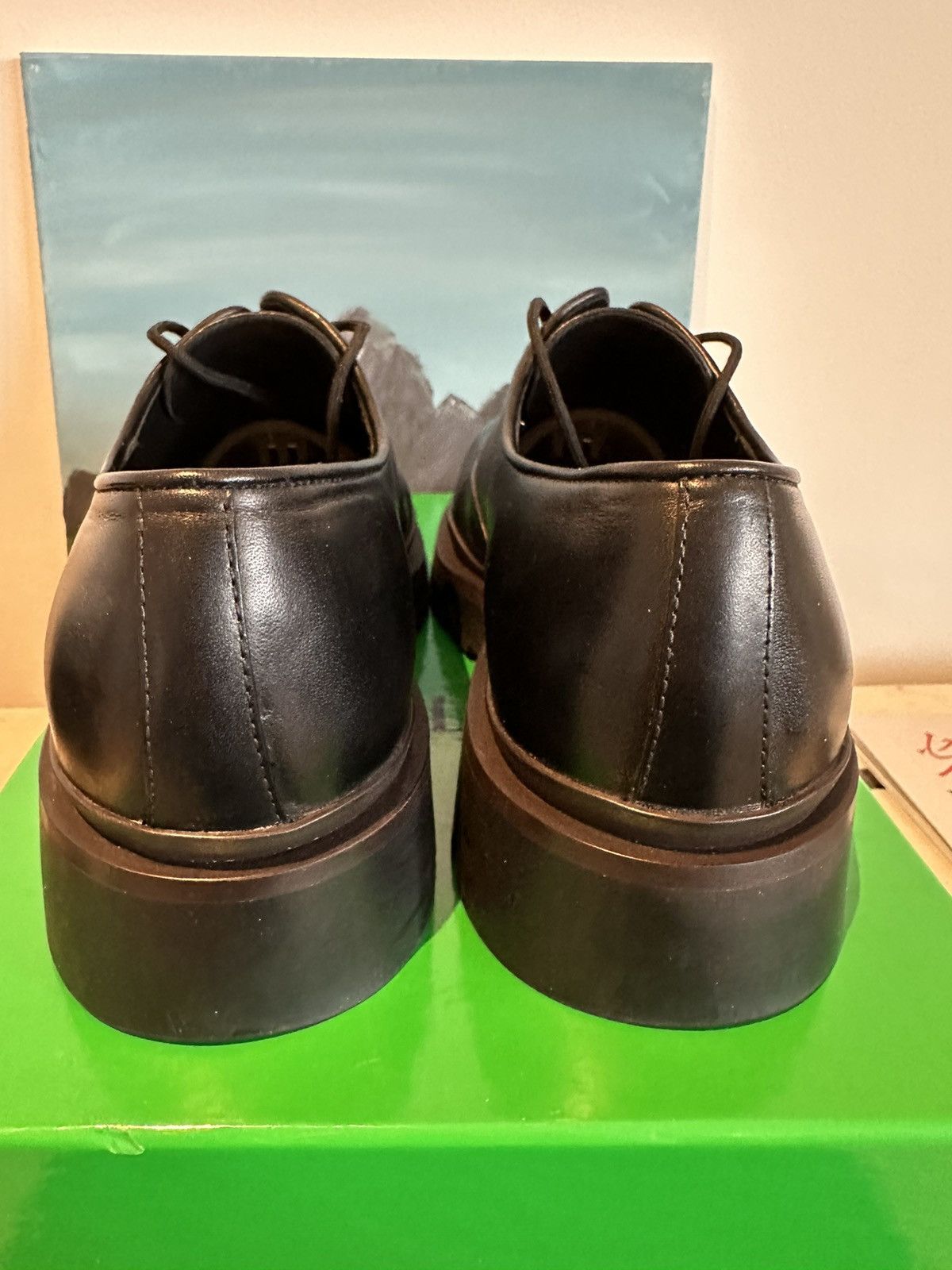 Bottega Veneta Bottega Veneta Tire Derby Black & Brown EU43.5 Size US 10.5 / EU 43-44 - 4 Thumbnail