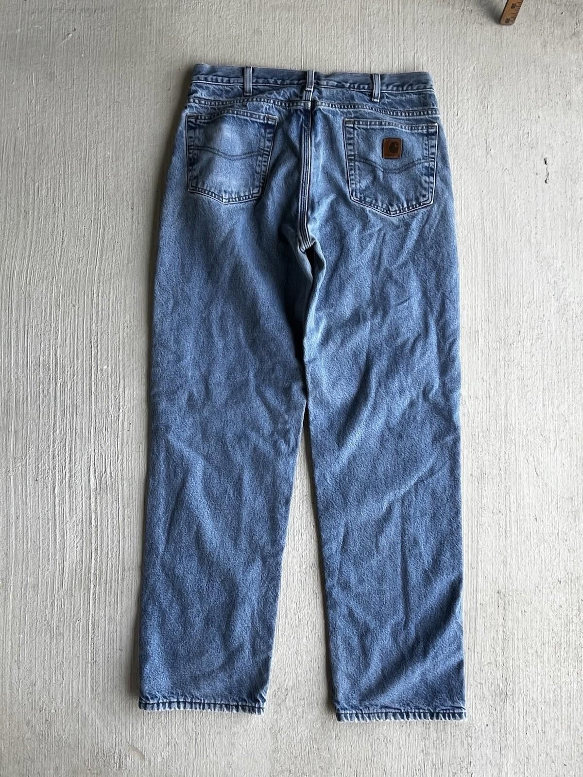 Carhartt Carhartt Blanket Lined Denim Pants Size 34x34 Size US 34 / EU 50 - 6 Thumbnail