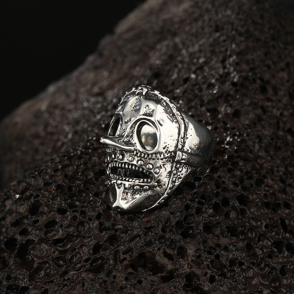 Jewelry Resizable Pinocchio Retro Skull Mask Halloween Ring Size ONE SIZE - 3 Thumbnail