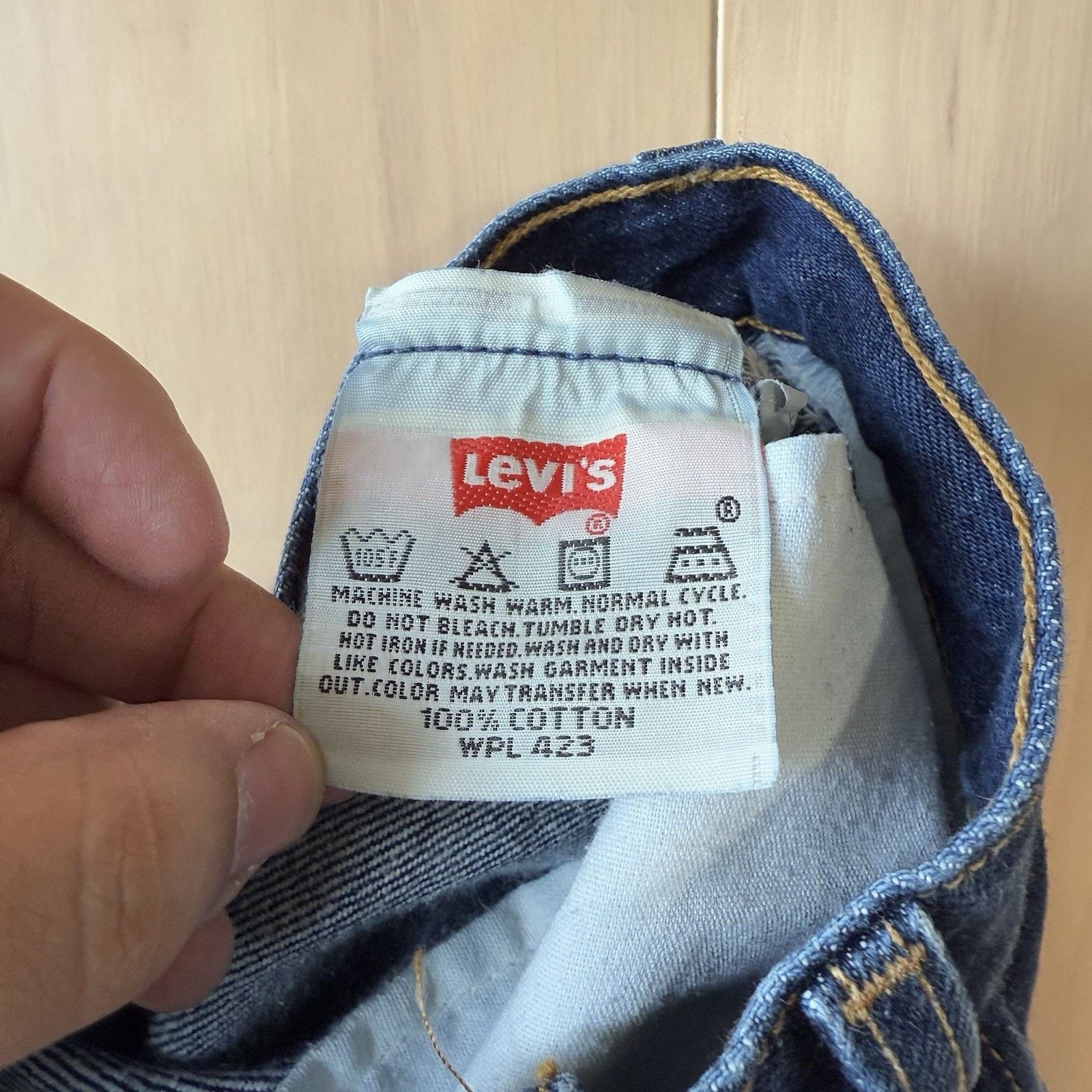 Levi's × Vintage Vintage Levis 501 Jeans 28 Blue 90s Dark Wash Made in USA Size US 28 / EU 44 - 6 Thumbnail