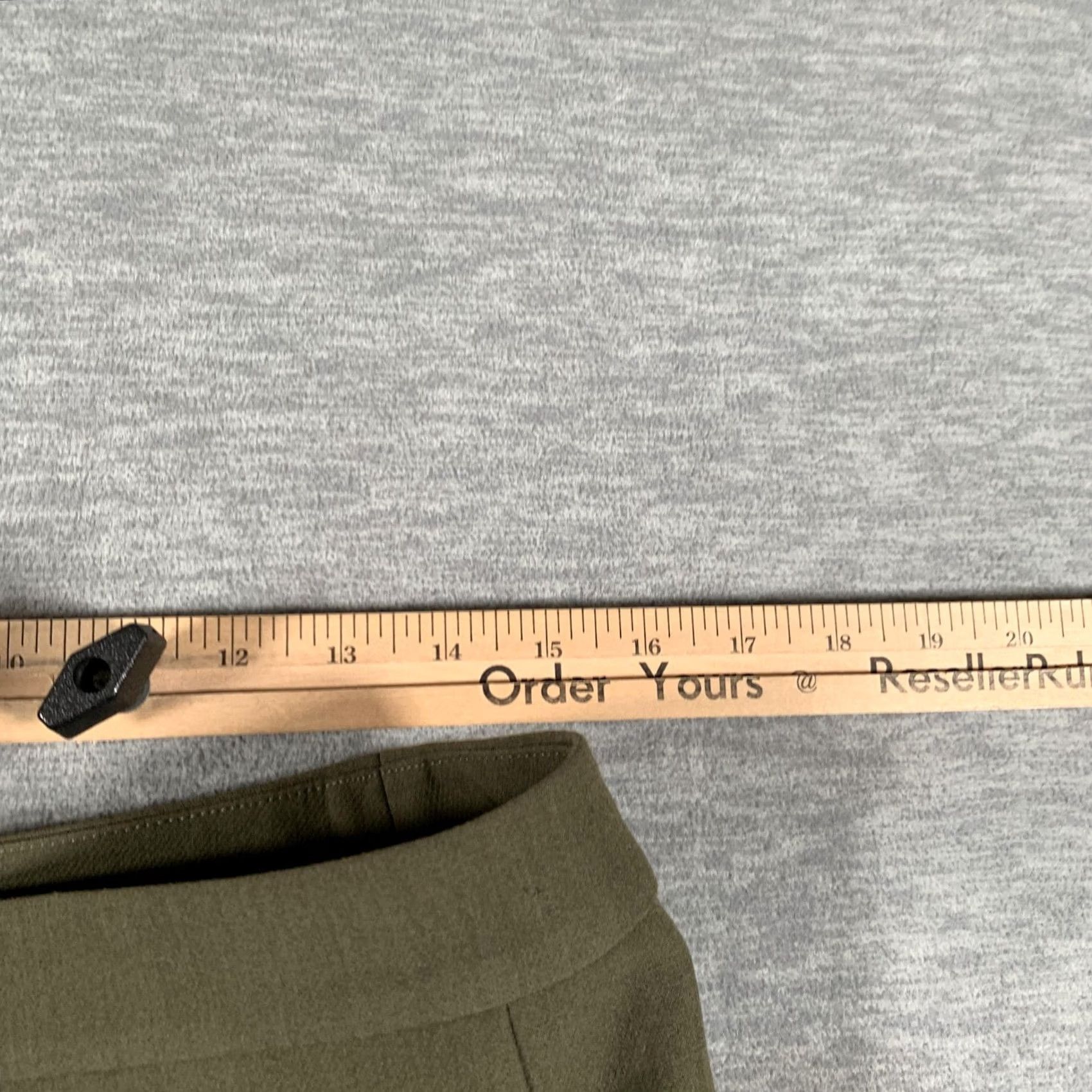 Good American Good American Skirt Womens 12 Sage Green Short Pencil Zip Back Lined Stretch Skirt Womens 12 Sage Green Short Pencil Zip Back Lined Stretch Size 34" / US 12 / IT 48 - 5 Thumbnail