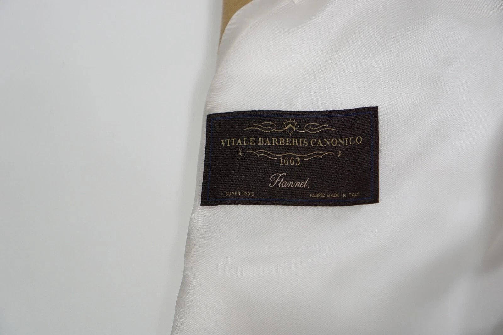 Suitsupply Men Suitsupply Blazer Havana Double Breasted FL Peak US38L Size 38L - 7 Thumbnail