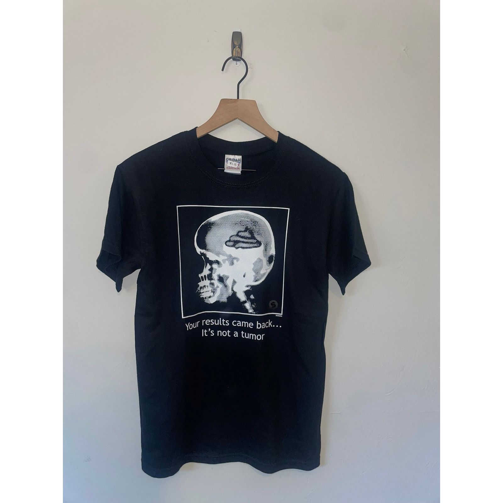 Gildan Y2K It's Not A Tumor Crap For Brains Poop Joke Shirt 2000s S Size US S / EU 44-46 / 1 - 1 Thumbnail