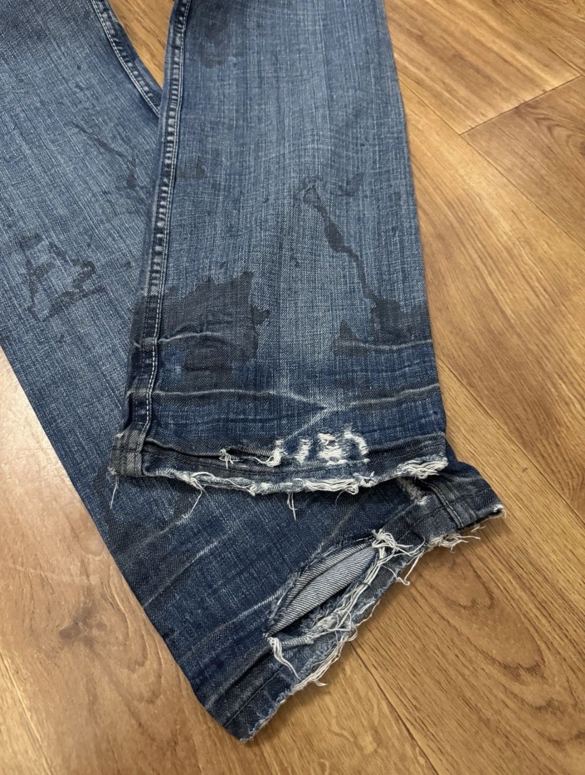 Takeshy Kurosawa Takeshy Kurosawa Y2K Jeans Handmane In Italy Avantgarde Size US 31 - 7 Thumbnail