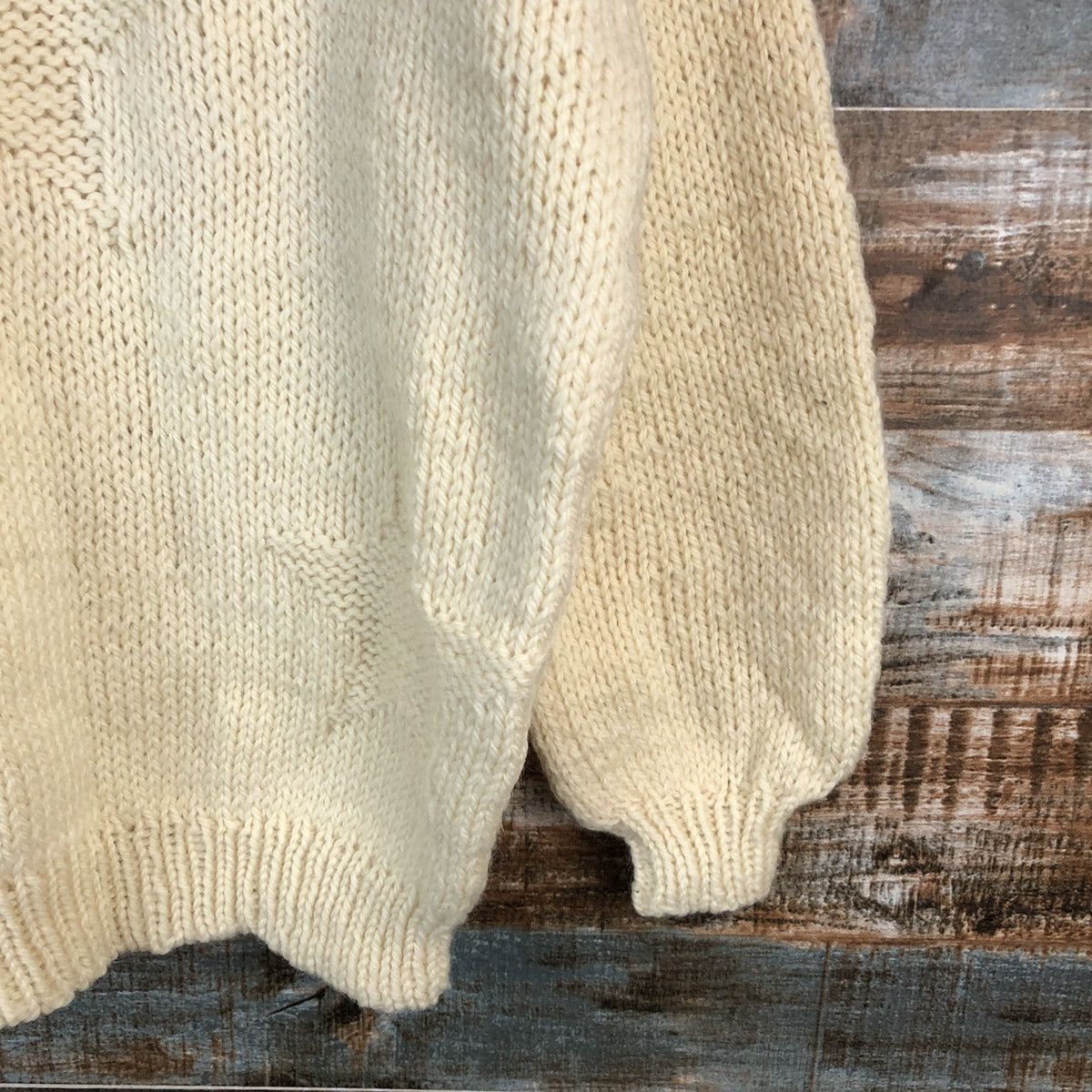 Homespun Knitwear × Japanese Brand Suprite vintage White Knitwear #A1636 Size US M / EU 48-50 / 2 - 8 Thumbnail