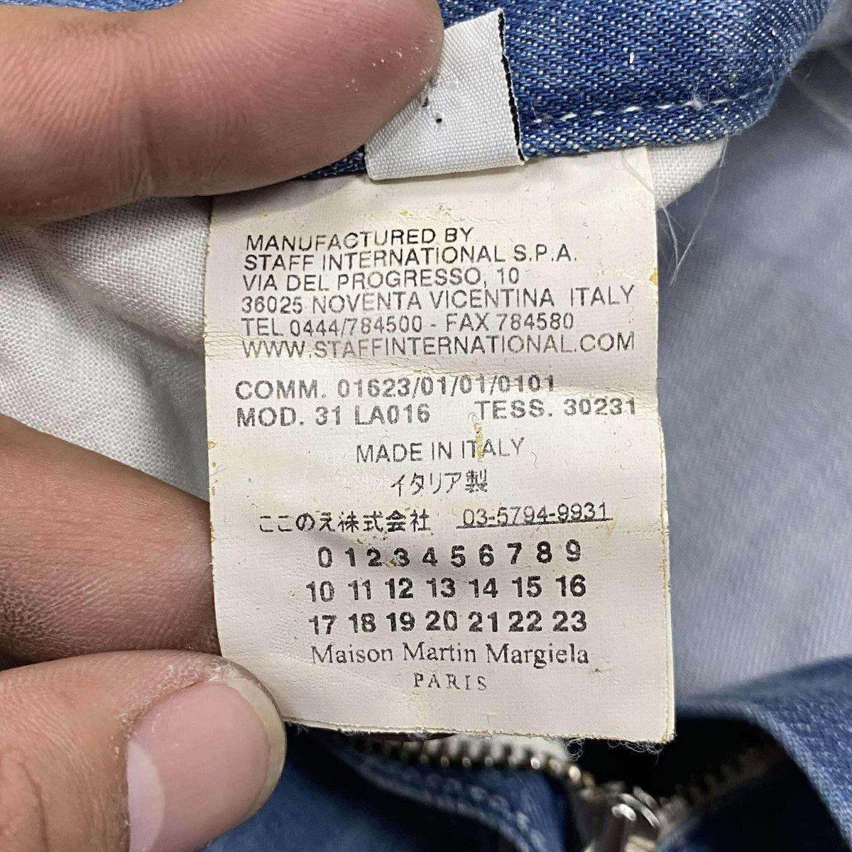 Maison Margiela Line One 4 Stitches Classic Blue Jeans Size US 28 / EU 44 - 8 Thumbnail